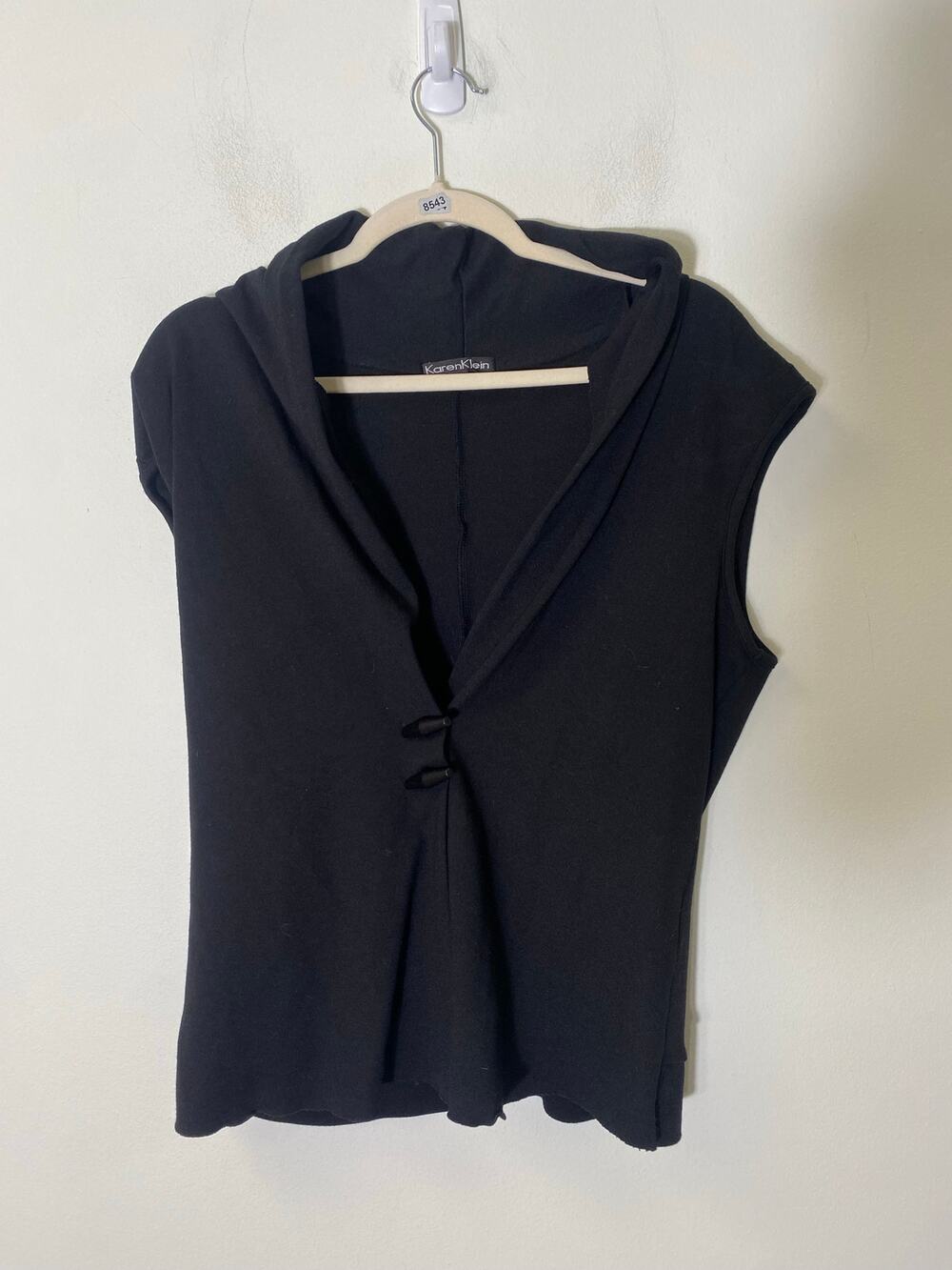 Karen Klein Black Vest Sz XL
